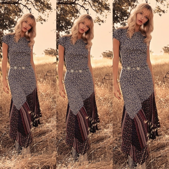 Free People Aurelia Midi Dress 